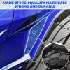 imageSAUTVS Rear Wheel Well Block Offs for Yamaha YXZ 1000R Black Splash Fender Guard Rear Mudguard Frame Guard Trim Panel for Yamaha YXZ 1000RSESSSS SESS XTR 20192025 Accessories 2PCS