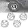 imageSAUTVS 8quot Wheel Hub Caps for EZGOClub CarYamaha Golf Cart Accessories 8 inch Center Tire Hub Cap Covers Wheel Rim Cover for Most Golf Carts 4pcs Electroplating