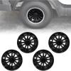imageSAUTVS 8quot Wheel Hub Caps for EZGOClub CarYamaha Golf Cart Accessories 8 inch Center Tire Hub Cap Covers Wheel Rim Cover for Most Golf Carts 4pcs Gloss Black