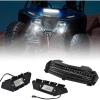 imageSAUTVS LED Hood Scoop Light Front Auxiliary Spot Light ampamp Front Fascia Lights Front Auxiliary Spot Lights Accent Lights for 20212023 Yamaha Wolverine RMAX2 1000  RMAX4 1000 Accessories