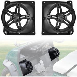 imageSAUTVS 65quot Under Dash Kick Speaker Pod Brackets for Yamaha G14 G16 G19 G20 G22 Accessories Front Kick Loudspeaker Mount for Yamaha G14G22 Standard Golf Cart Support 65quot Speaker Devices 2PCS