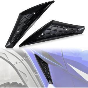 imageSAUTVS Rear Wheel Well Block Offs for Yamaha YXZ 1000R Black Splash Fender Guard Rear Mudguard Frame Guard Trim Panel for Yamaha YXZ 1000RSESSSS SESS XTR 20192025 Accessories 2PCS