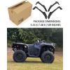 imageSAUTVS Fender Flares for CanAm Outlander 500 700 PRO 2023 2024 2025 Combined Front Rear Mud Flaps Mud Guard Kit for Can Am Outlander G3L 2023 Accessories