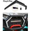 imageSAUTVS LED Grille Accent Fang Lights for 2025 Polaris RZR PRO XPPRO RPRO S Waterproof White DRL Signature Lights Grill Lamps Accessories2PCS Replace 2417278 2417279