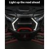 imageSAUTVS LED Grille Accent Fang Lights for 2025 Polaris RZR PRO XPPRO RPRO S Waterproof White DRL Signature Lights Grill Lamps Accessories2PCS Replace 2417278 2417279