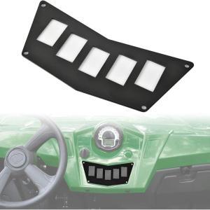 imageSAUTVS Dash Console Switch Panel for Polaris RZR 570 800 900XP 20082014 Black Dash Rocker Switch Panel Plate for Polaris RZR 800 800S 900XP 570 Accessories 1PCS