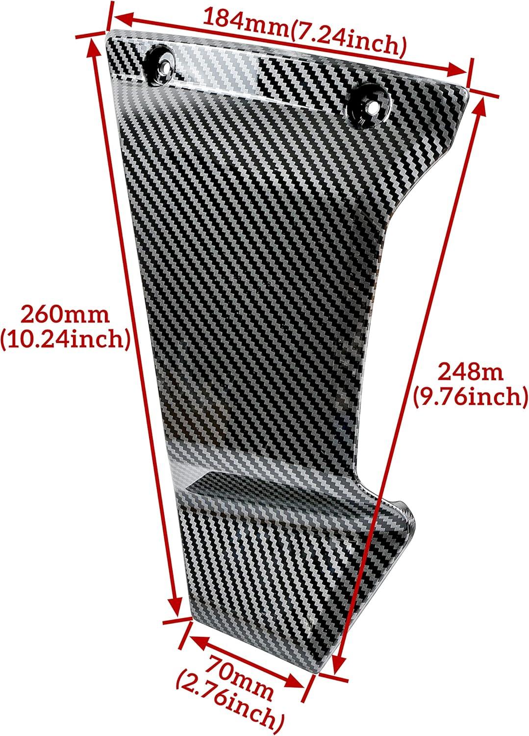 imageSAUTVS Front Grill Trims for CanAm Ryker Carbon Fiber Color Style Lower Grill Protector for Can Am Ryker 600 900 Sport ampamp Rally Edition All Models Accessories Replace 219400947