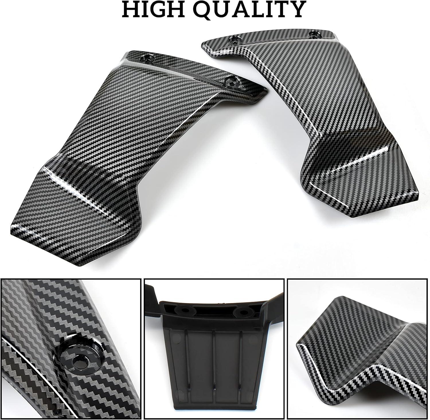 imageSAUTVS Front Grill Trims for CanAm Ryker Carbon Fiber Color Style Lower Grill Protector for Can Am Ryker 600 900 Sport ampamp Rally Edition All Models Accessories Replace 219400947