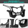 imageSAUTVS Black Combination Front Fascia ampamp Front Grille with LED Light for Maverick X3  X3 MAX 20172024 All Models Accessories
