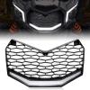 imageSAUTVS Black Combination Front Fascia ampamp Front Grille with LED Light for Maverick X3  X3 MAX 20172024 All Models Accessories