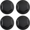 imageSAUTVS Tire Wheel Hub Caps for Polaris RZR PRO XPCanAm Defender Black Dust Center Hub Cap Covers for Polaris RZR PRO XP 4  Can Am Defender HD5 HD8 HD10 MAX 20162021 Accessories 4PCS