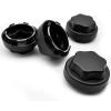 imageSAUTVS Tire Wheel Hub Caps for Polaris RZR PRO XPCanAm Defender Black Dust Center Hub Cap Covers for Polaris RZR PRO XP 4  Can Am Defender HD5 HD8 HD10 MAX 20162021 Accessories 4PCS