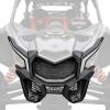 imageSAUTVS Black Combination Front Fascia ampamp Front Grille with LED Light for Maverick X3  X3 MAX 20172024 All Models Accessories