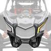 imageSAUTVS Black Combination Front Fascia ampamp Front LED Signature Lights Fang Lights Turn Signal Light Assembly for Can Am Maverick X3  X3 MAX 20172024 All Models Accessories
