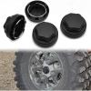 imageSAUTVS Tire Wheel Hub Caps for Polaris RZR PRO XPCanAm Defender Black Dust Center Hub Cap Covers for Polaris RZR PRO XP 4  Can Am Defender HD5 HD8 HD10 MAX 20162021 Accessories 4PCS