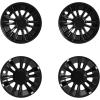 imageSAUTVS 8quot Wheel Hub Caps for EZGOClub CarYamaha Golf Cart Accessories 8 inch Center Tire Hub Cap Covers Wheel Rim Cover for Most Golf Carts 4pcs Matte Black