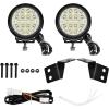 imageSAUTVS APillar LED Pod Lights for Yamaha YXZ1000R 20192025 Accessories Auxiliary Lights with Mounting Bracket ampamp Wiring Harness Plug and Play 2PCS
