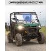 imageSAUTVS 3in1 Flip Up Windshield for CanAm Defender ampamp Defender Max 20162026 Clear 15quot Hard Coated PC Front Flip Windscreen Accessories Can be Closed Vented or Fully Open