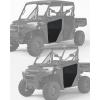 imageSAUTVS Aluminum Front Half Door Inserts Panels Kit for Polaris Ranger 1000Ranger XP 1000Crew 2018 AccessoriesOne Pair