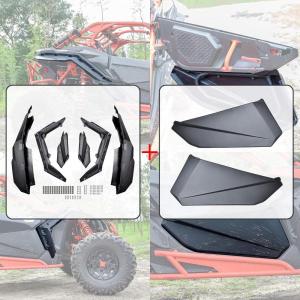 imageSAUTVS Fender Flares ampamp 2 Doors Lower Door Panels Kit for Can Am Maverick X3