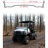 imageSAUTVS Clear Front Half Windshield for Kawasaki Mule SX 2017 Lightly Dustproof Durable Poly Half Windscreen for Kawasaki Mule SX SE XC LE FE 20172026 Accessories