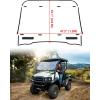 imageSAUTVS Full Windshield for Kawasaki Mule SX 2017 Clear Dustproof Durable Hard Coat PC Vented Front Full Windshield for Kawasaki Mule SX SE XC LE FE 20172026 Accessories