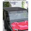 imageSAUTVS Aluminum Hard Roof Top Compatible with Honda Pioneer 10005 20162023 Combination Hard Sun Visor Cover Top Roof Panel with All Mounting Hardware Accessories