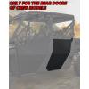 imageSAUTVS Aluminum Rear Half Door Inserts Panels Kit for Polaris Ranger Crew 1000 Ranger Crew XP 1000 2018 AccessoriesOne Pair