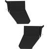 imageSAUTVS Aluminum Rear Half Door Inserts Panels Kit for Polaris Ranger Crew 1000 Ranger Crew XP 1000 2018 AccessoriesOne Pair
