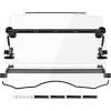 imageSAUTVS Flip Up Windshield Compatible with CanAm Commander 800 1000 Max 20112020 Accessories Front 3in1 Adjustable 15 Hard Coated Poly Windshield Set to Open Vented Or Closed