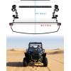 imageSAUTVS Front Flip Up Full Windshield for CanAm Commander amp Commander MAX 20212026 Accessories Clear 15 Hard Coated Poly Front Flip Windscreen Window Can be Closed Vented or Fully Open
