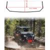 imageSAUTVS Front Half Windshield for Polaris RZR PRO XPRPRO S 2025 Accessories Clear Lightly Dustproof Durable Poly Half Window Windscreen