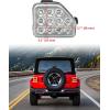 imageSAUTVS LED Rear Bumper Reflector Light Reverse Backup Lamp for 20182024 Jeep Wrangler JL Accessories White Back Up Tail Lamp Red Parking Running Side Marker Light 2PCS
