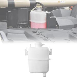imageSAUTVS Coolant Tank Assembly Coolant Reservoir Tank for Can Am Maverick X3DefenderCommanderSpyder RS RTTraxter T MAX Accessories Replaces OEM 709200998709200412709200163