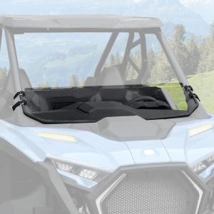 imageSAUTVS Front Half Windshield for Polaris RZR PRO XPRPRO S 2025 Accessories Clear Lightly Dustproof Durable Poly Half Window Windscreen