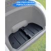 imageSAUTVS Bag Well Mat Rubber Bagwell Liner Mat Insert Rear Cargo Protection for Yamaha Drive2 G29 Golf Cart Accessories Rubber Slush Liner All Weather Protection