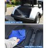 imageSAUTVS Bag Well Mat Rubber Bagwell Liner Mat Insert Rear Cargo Protection for Yamaha Drive2 G29 Golf Cart Accessories Rubber Slush Liner All Weather Protection