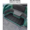 imageSAUTVS Bag Well Mat Rubber Bagwell Liner Mat Insert Rear Cargo Protection for Yamaha G14 G16 G19 G22 Golf Cart Accessories Rubber Slush Liner All Weather Protection