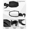 imageSAUTVS UTV Aluminum Side Mirrors Fits 1752 Roll Bar Compatible with Polaris RZR 800 900 1000 XP Turbo Pioneer Talon Rhino Mule Teryx Adjustable Folding Convex Side View Mirrors Replace 2891232