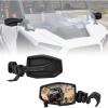 imageSAUTVS UTV Aluminum Side Mirrors Fits 1752 Roll Bar Compatible with Polaris RZR 800 900 1000 XP Turbo Pioneer Talon Rhino Mule Teryx Adjustable Folding Convex Side View Mirrors Replace 2891232