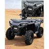 imageSAUTVS Front Fascia Kit for Polaris Sportsman 450 570 Touring 2021 2022 2023 2024 2025 Black Combined Plastic Front Upper Bumper Kit Accessories Replace 5456798070