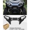 imageSAUTVS Front Fascia Kit for Polaris Sportsman 450 570 Touring 2021 2022 2023 2024 2025 Black Combined Plastic Front Upper Bumper Kit Accessories Replace 5456798070