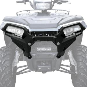 imageSAUTVS Front Fascia Kit for Polaris Sportsman 450 570 Touring 2021 2022 2023 2024 2025 Black Combined Plastic Front Upper Bumper Kit Accessories Replace 5456798070